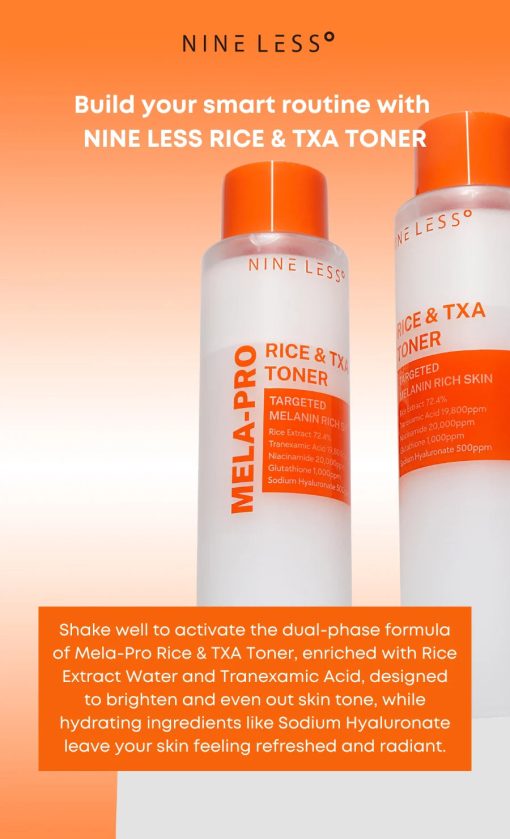 MELA-PRO Rice & TXA Toner 200ml - Image 3