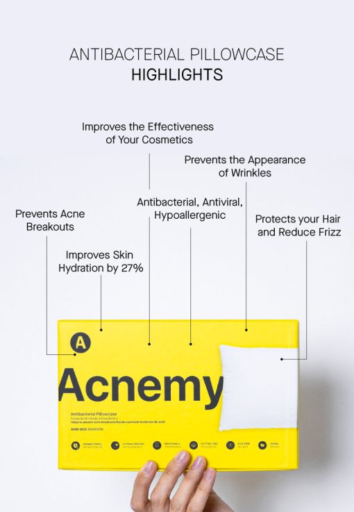 Acnemy Funda de Almohada Antibacteriana - Imagen 4