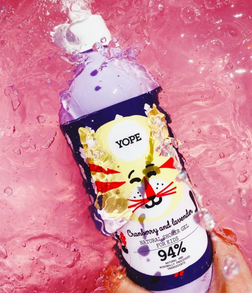 Cranberry and Lavender Natural Shower Gel for Kids - Imagen 3