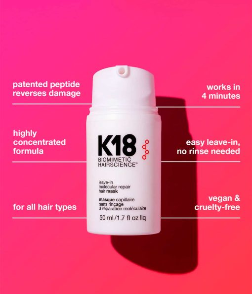 K18 Leave-in Molecular Repair Hair Mask - Imagen 4