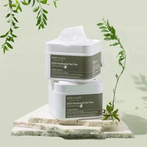 CICA Houttuynia Tea Tree Calming Mask (30 uds) - Imagen 3