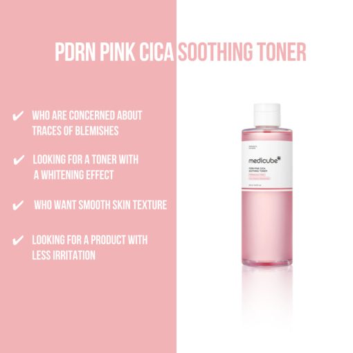 PDRN PINK CICA SOOTHING TONER - Image 2