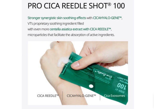 Pro Cica Reedle Shot  100 2step Hydrogel Mask - Imagen 4