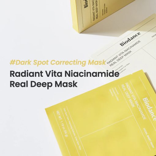 Radiant Vita Niacinamide Real Deep Mask (34g * 4 uds) - Image 7