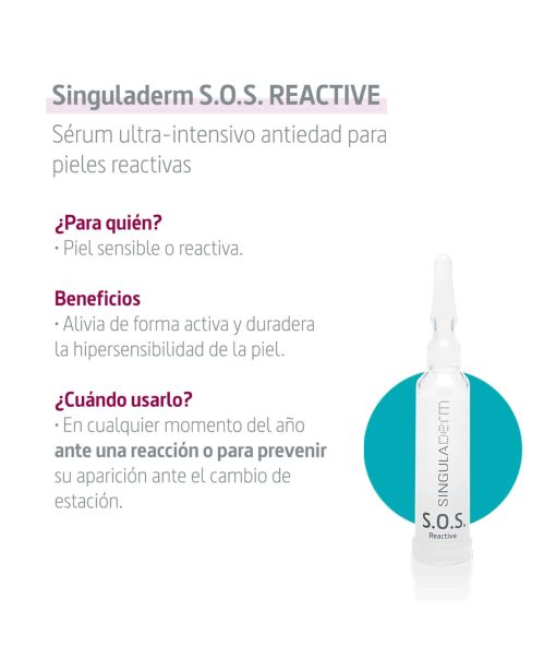 Singuladerm S.O.S. Reactive 4 viales - Imagen 4