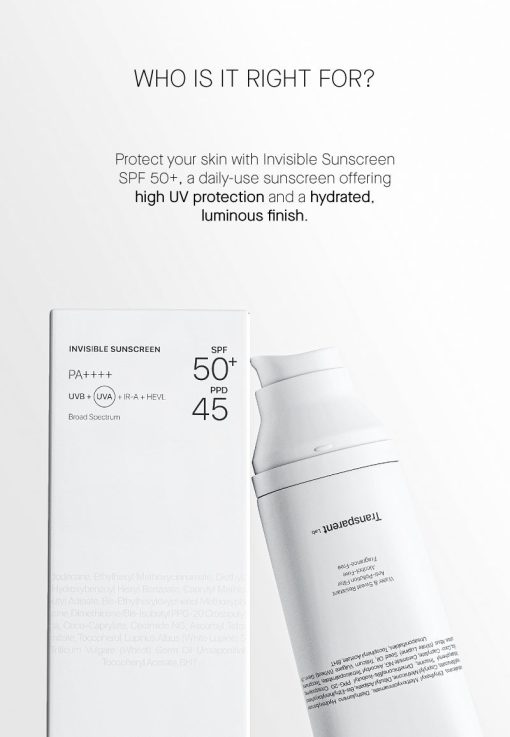 Invisible Sunscreen SPF50+ - Imagen 5