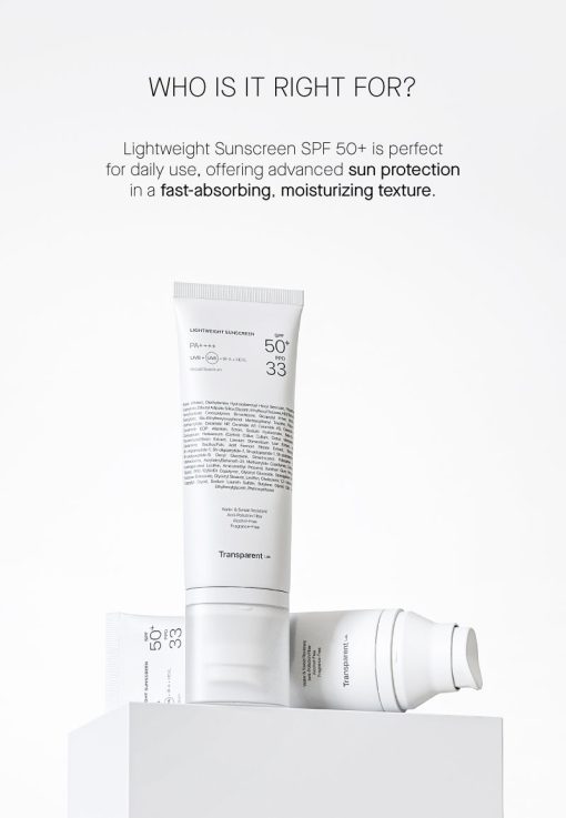 Lightweight Sunscreen SPF50+ - Imagen 5