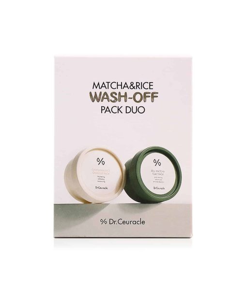 Matcha&Rice Wash-Off Pack Duo