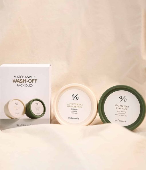 Matcha&Rice Wash-Off Pack Duo - Imagen 3