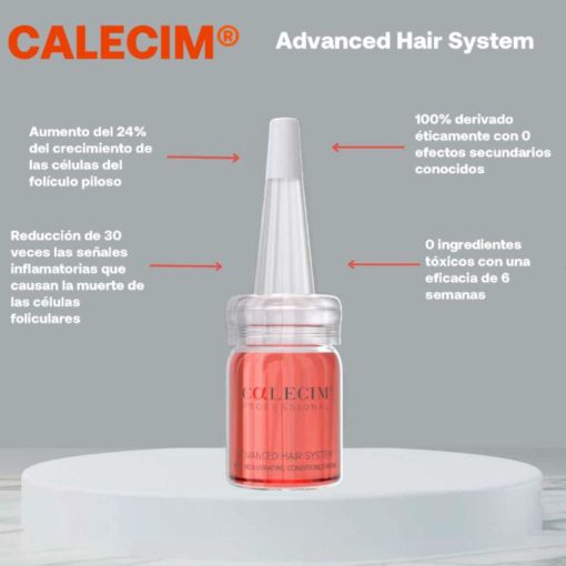 CALECIM - ADVANCED HAIR SYSTEM - Tratamiento capilar anti-caída - Imagen 3