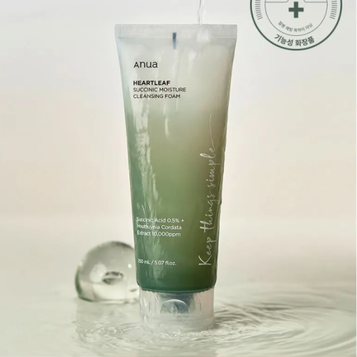 Heartleaf Succinic Moisture Cleansing Foam - Image 4