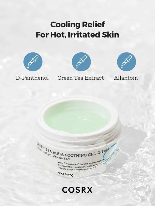 Green Tea Aqua Soothing Gel Cream - Image 2